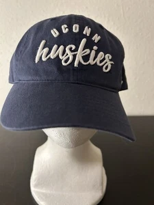 Zephyr UConn Huskies Hat Strapback Blue White Connecticut Embroidered Cap OSFM - Picture 1 of 7