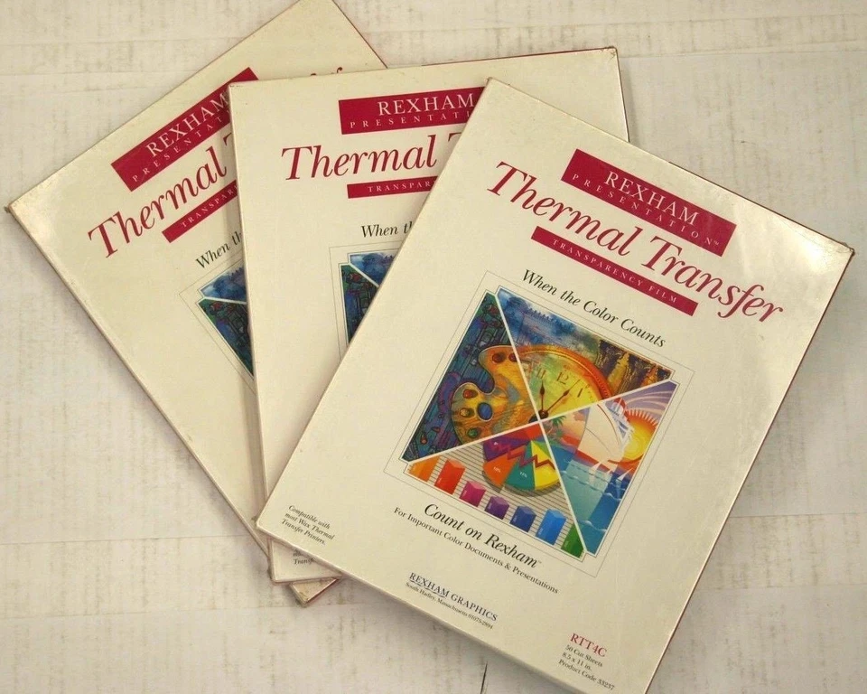 Rexham Thermal Transfer Transparency Film RTT4C 50 Cut Cheets 8.5 x 11 in.  - Image 1 of 1