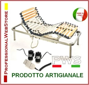 RETE A MOTORE LETTO MOTORIZZATO 80 X 190 195 200 RETI LETTI RECLINABILI SANITARI - Foto 1 di 1