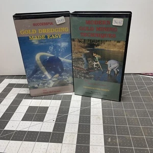 Set Of 2 Gold Mining VHS Videos Vintage 1994 - Picture 1 of 3