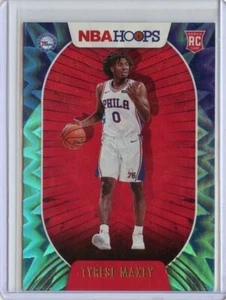 2020-21 Hoops Teal Explosion #207 Tyrese Maxey - Picture 1 of 1