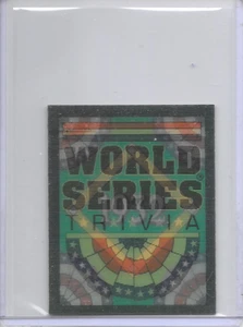 1991 Babe Ruth Score Insert World Series Trivia Baseball Card 26 Red Sox Yankees - Picture 1 of 2