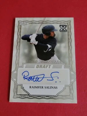 RAIMFER SALINAS  - 2020 LEAF ULTIMATE DRAFT BASEBALL - XRC ROOKIE RC AUTOGRAPH  - Image 1 of 2