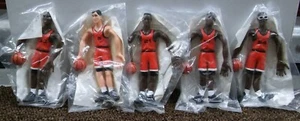 Vintage 1993 Chicago Bulls Burger King Limited Edition Bendable Player Figures - Picture 1 of 2