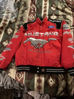 JH Design Ford Mustang 40th Anniversary Embroidered Jacket Res Size M - Image 1 of 4