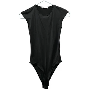 Body smanicato Zara donna S nero modellante elasticizzato - Foto 1 di 7
