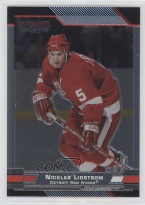 2003-04 Bowman Chrome Draft Picks & Prospects Nicklas Lidstrom #5 HOF - Image 1 of 2