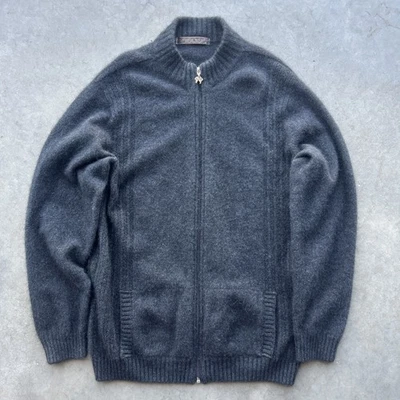 Luxury Noble Wilde Possum Fur Zipup Sweater - Image 1 of 4