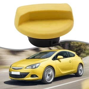 1x Jaune Plastique Huile Réservoir Bouchon Joint Housse 90536291 for Astra G & H - Picture 1 of 14