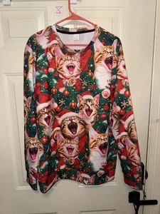 Katzenpullover Herren XL Weihnachten (HOME33) - Bild 1 von 2