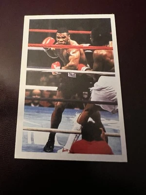 1987 Question Of Sport Mike Tyson Rookie RC Uk Boxing Card World Champion Boxer - Image 1 of 2