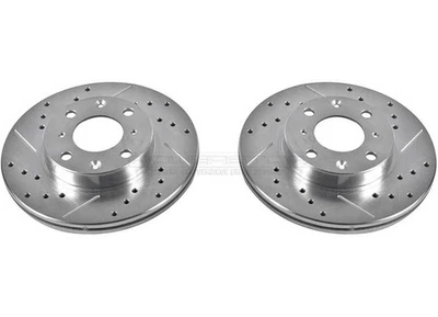 PowerStop for 88-91 Honda Civic Front Evolution Drilled & Slotted Rotors - Pair - Image 1 of 4