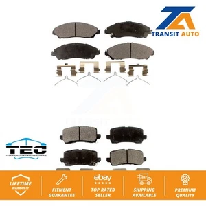 Front Rear Ceramic Brake Pads Kit For 2017-2020 Acura MDX KTC-100290 - Picture 1 of 9