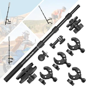 Motorrad Bike Mount Kit Selfie Stick für Insta360 X2/X3/X4/X5 DJI Action 3/4/5 - Bild 1 von 6