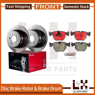 Brembo 6 Front Disc Brake Rotor and Pad Set Fits 2000-2006 BMW X5 - Image 1 of 4
