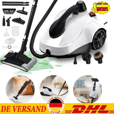 2000 Watt Dampfreiniger 5 Bar Dampfdruck Dampfbesen Reiniger Handdampfreiniger! - Bild 1 von 4