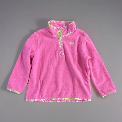 North Face Sweater Girls Long Sleeve 1/4 Zip Pink Fleece size 2t - Image 1 of 4