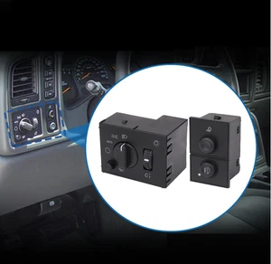 Headlight Switch Control Fog Lamp Button for Chevy Silverado GMC Sierra Tauqytiu - Picture 1 of 9