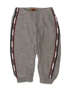 LEVI'S Bebé Niños Gráfico Joggers Chándal Pantalones 9-12 Meses Gris AU11 - Imagen 1 de 4