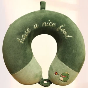 Coussin de cou en U coussin d'oreiller en U coussin de protection cervicale de voyage confortable - Photo 1/11