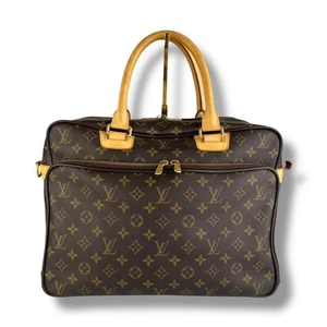 Louis Vuitton Aktentasche Monogram Icare braun ohne Riemen M23252 aus Japan GEBRAUCHT - Bild 1 von 10