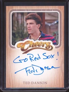 2025 Rittenhouse Cheers TED DANSON Auto as SAM MALONE Inscription " Go Red Sox" - Picture 1 of 2
