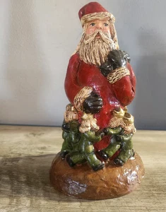 VINTAGE 1989 The 12 days of Christmas *12 Lords a Leaping* Resin Santa Figur - Bild 1 von 8