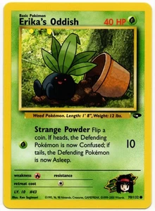 Pokémon - Gym Challenge Erika's Oddish 70/132 LP - Bild 1 von 2