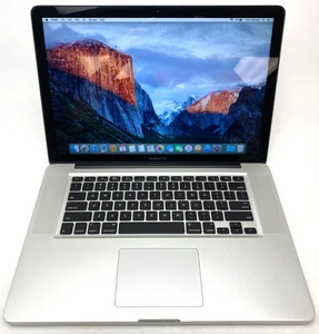 MACBOOK PRO 15" MID 2009 A1286 INTEL C2D 2,53 GHz 4GB 120GB SSD EL CAPITAN + ADPT - Foto 1 di 11