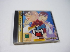 [ 00] Game software SS Street Fighter ZERO2 T-1212G Sega Saturn SEGA Capcom
