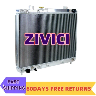Aluminum Radiator For 1995-2001 1998 Toyota Townace SBV KR42/43R/SPACIA SR40 VAN - image 1 of 4