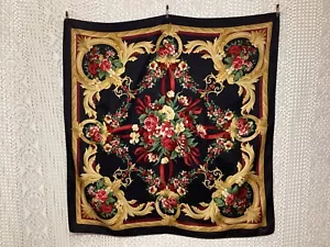 Longchamp Foulard en Soie Vintage Bouquet Floral ( FL11/12/10-24B )Made in Italy - Imagen 1 de 13