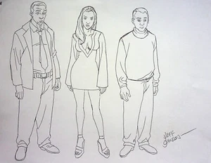 G.I. Joe Resolute FIRMADO POR JEFF JOHNSON Producción Dibujado a Mano Modelo Celular - Imagen 1 de 3