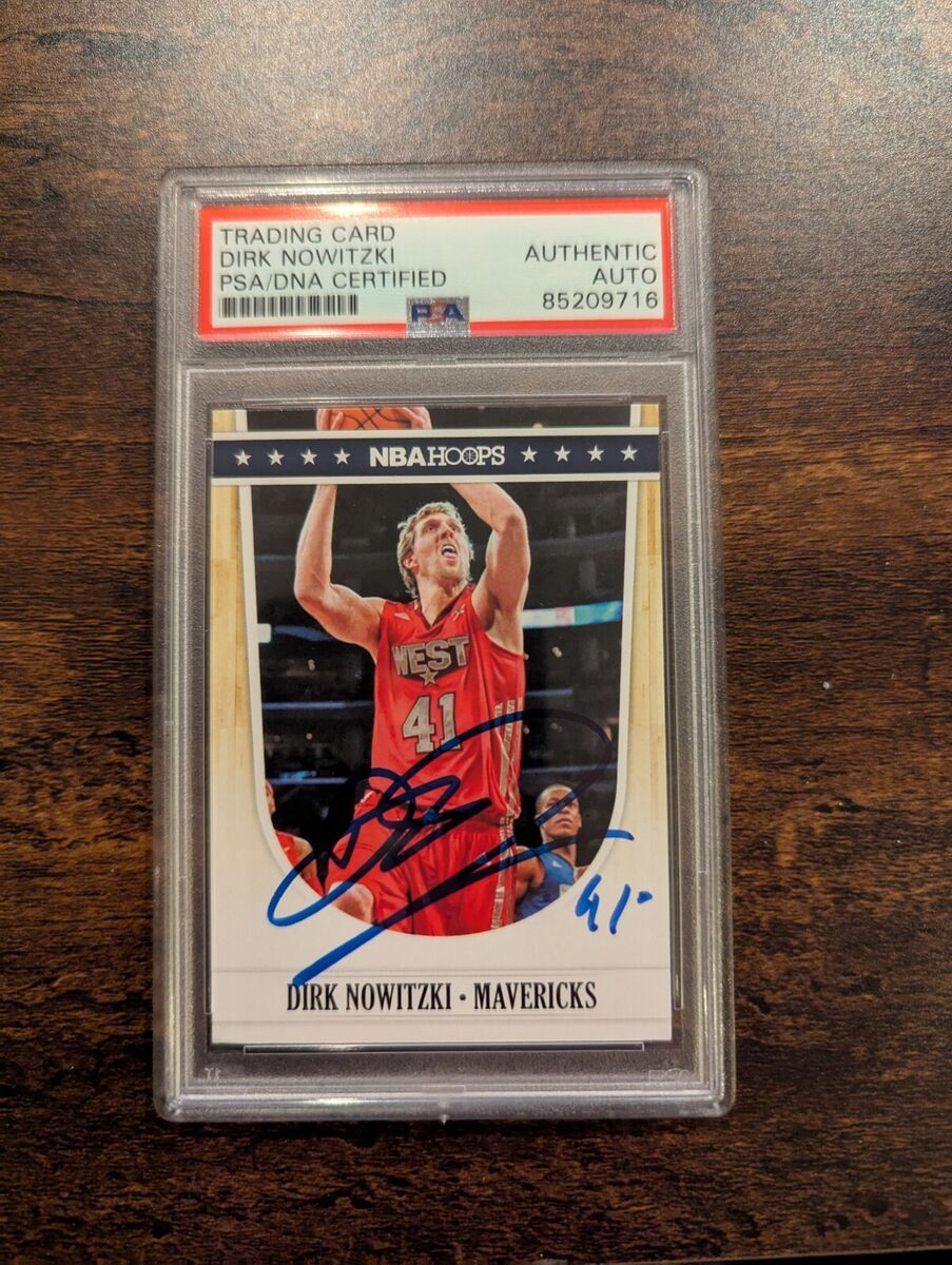 Panini Dirk Nowitzki Basketball Autographed ungraded Sports Panini Dirk Nowitzki Basketball Autographed ungraded Sports