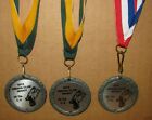 3 médailles Omaha Club Skeet Shoot Award 20 GA & 28 GA C2 NSSA logo caille 2007 2012