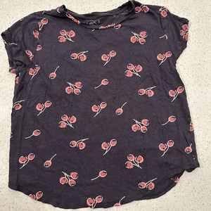 LOFT LINEN GIRLS SIZE L SUPER CUTE CHERRY DESIGN - Picture 1 of 5