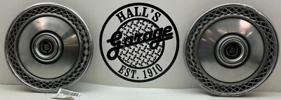 JUEGO DE 2 TAPACUBOS TAPACUBOS FORD TAMAÑO COMPLETO 75-78 Foto 1 de 4