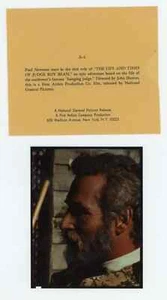 Paul Newman 4"x 5" Large Film Negative Movie - Life and Times of Judge Roy Bean - Picture 1 of 3