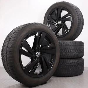 Winterräder 20 Zoll VW Touareg CR Original Felgen schwarz Winterreifen 285/45R20 - Bild 1 von 11