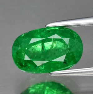 2.12ct 9.2x6mm Oval Natural Green Tsavorite Garnet, Tanzania,Uinheated - Picture 1 of 12