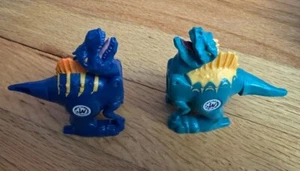 Jurassic World Brawlasaurs Carnoraptor and RARE Ostafrikasaurus Hasbro 4" - Picture 1 of 5