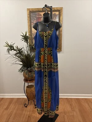 Maxi Vestido Fire Los Angeles Para Mujer Talla Mediana Correas de Espagueti Recorte Espalda Foto 1 de 4