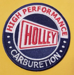 "Parche bordado HOLLEY CARBURATION envío mundial aprox 3,5" - Imagen 1 de 2