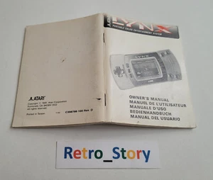 Atari Lynx - Console Portable - Manuel de l'utilisateur / Owner's Manual - Picture 1 of 4