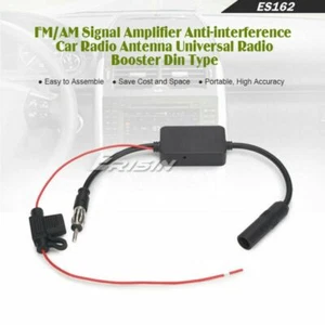 Erisin Din-Typ KFZ FM/AM Radio Antenne Anti-Interferenz Verstärker Antenne ES162 - Bild 1 von 8