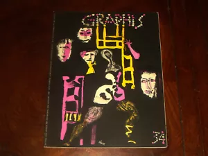 1951 GRAPHIS Magazine # 34 - A. M. Cassandre, Antoni Clave, Art, Graphic Design - Picture 1 of 11