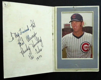 1973 Randy Hundley Original Photo Barney Sterling Team Issue Chicago Cubs Signed - Image 1 of 3
