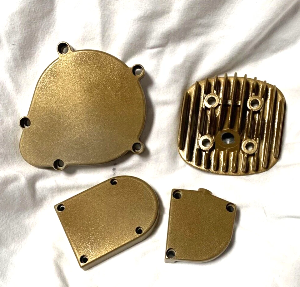 JORI HEAD coil gear COVER GOLD COLOR 2-STROKE 80cc 100cc gas engine motor bike
