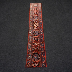 Oriental Rug Bidjar 213 X 37 CM Bijar Persian Carpet Runner Hand Knotted Runner - Bild 1 von 14
