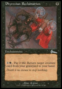 Phyrexian Reclamation x1 1x Urza's Legacy casi nuevo como nuevo - Imagen 1 de 1